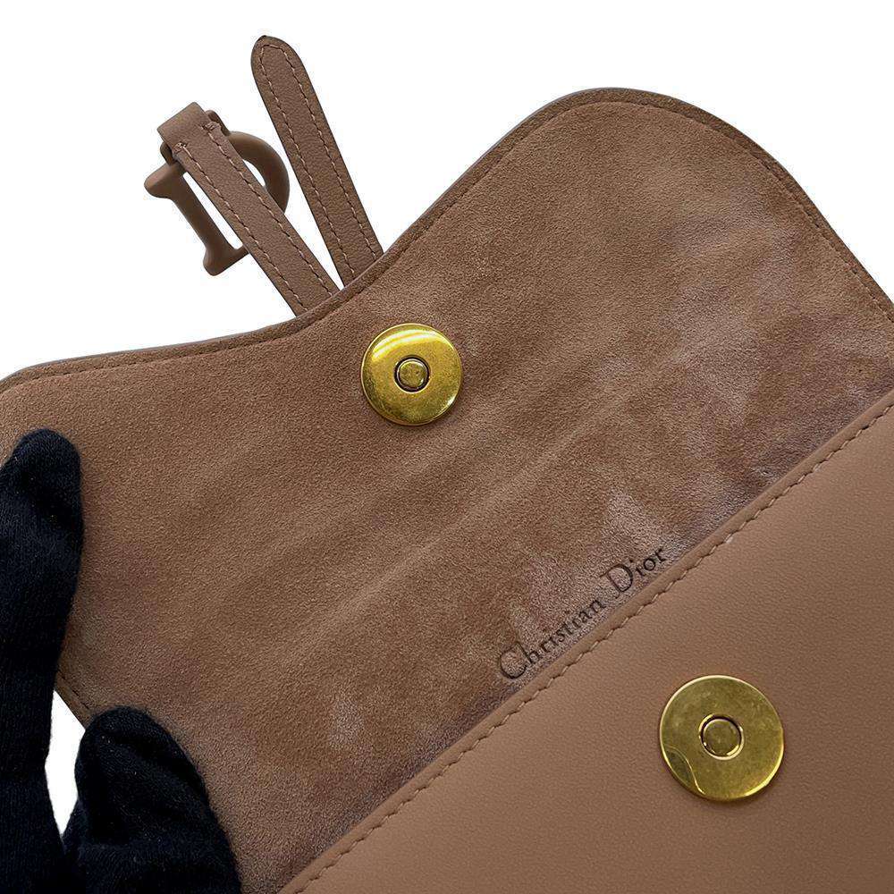 Dior Ultramatt Saddle Belt Pouch Pink Leather