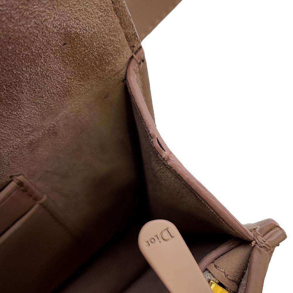 Dior Ultramatt Saddle Belt Pouch Pink Leather