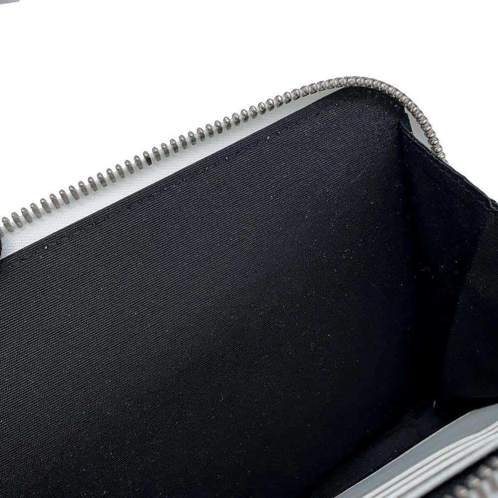 Dior Daniel Arsham Collaboration Newspaper Pochette Bag White Leather