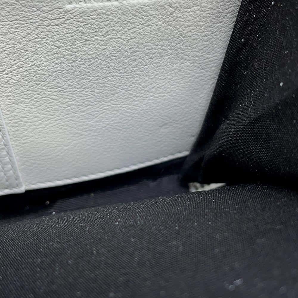 Dior Daniel Arsham Collaboration Newspaper Pochette Bag White Leather