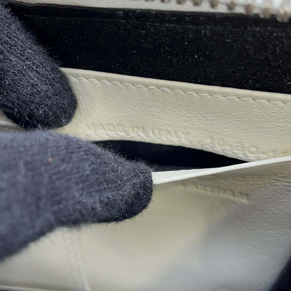 Dior Daniel Arsham Collaboration Newspaper Pochette Bag White Leather