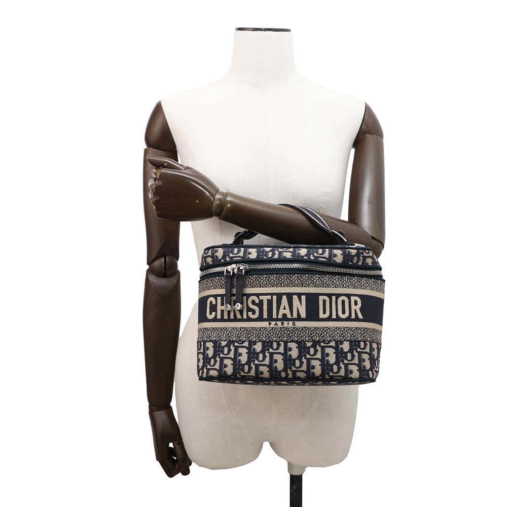 Dior Travel Oblique Vanity Navy S5480VRIW Canvas