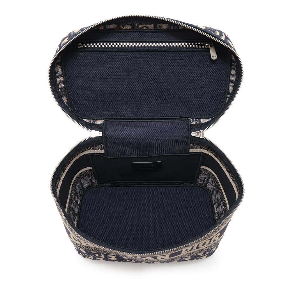 Dior Travel Oblique Vanity Navy S5480VRIW Canvas