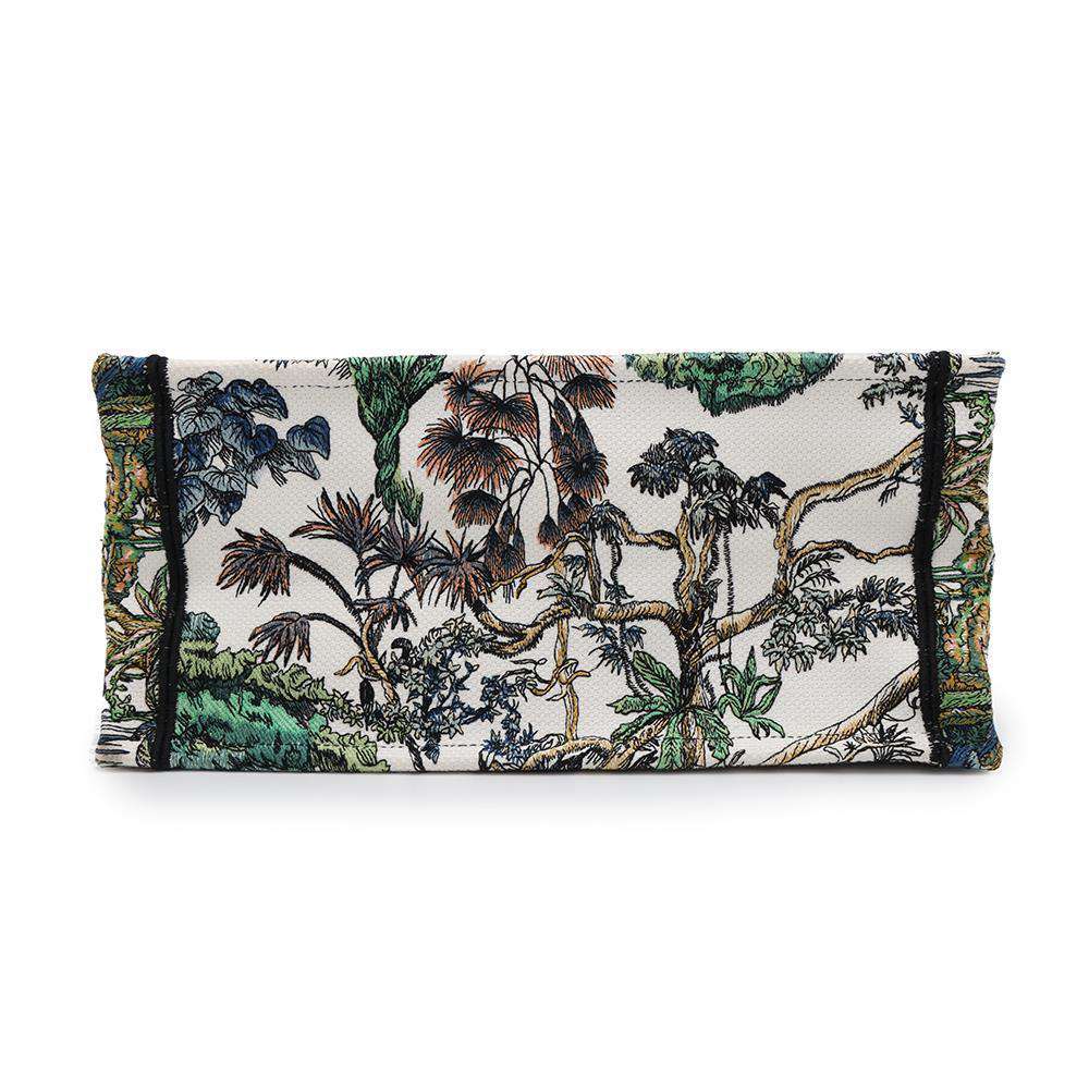 Dior Book Tote Etoile Duvoyage Green/Multicolor M1296ZEBN_M933 Canvas Size Medium