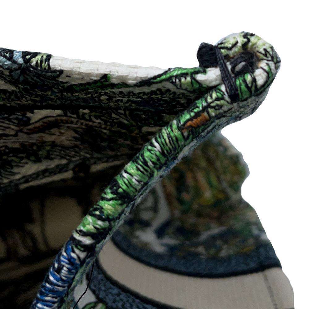 Dior Book Tote Etoile Duvoyage Green/Multicolor M1296ZEBN_M933 Canvas Size Medium
