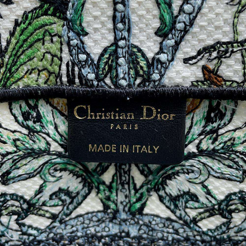 Dior Book Tote Etoile Duvoyage Green/Multicolor M1296ZEBN_M933 Canvas Size Medium