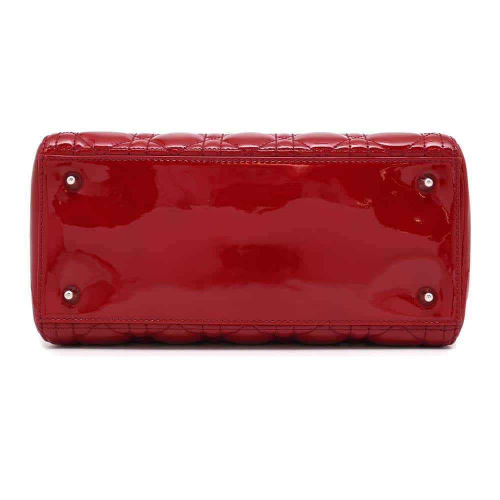 Dior Lady Dior RedCAL44551 Patent Leather