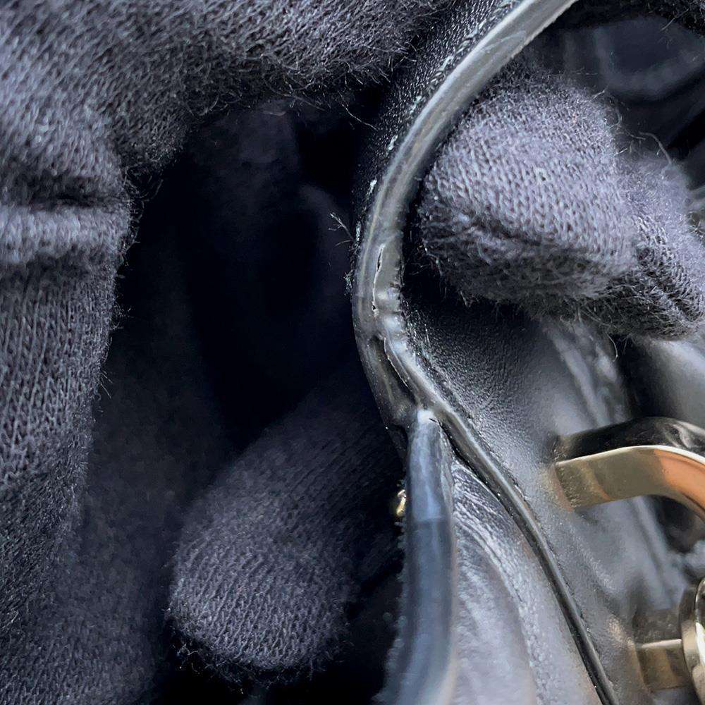 Dior To Jules Macrocannage Black M2821OSHJ Calf Leather Size Medium