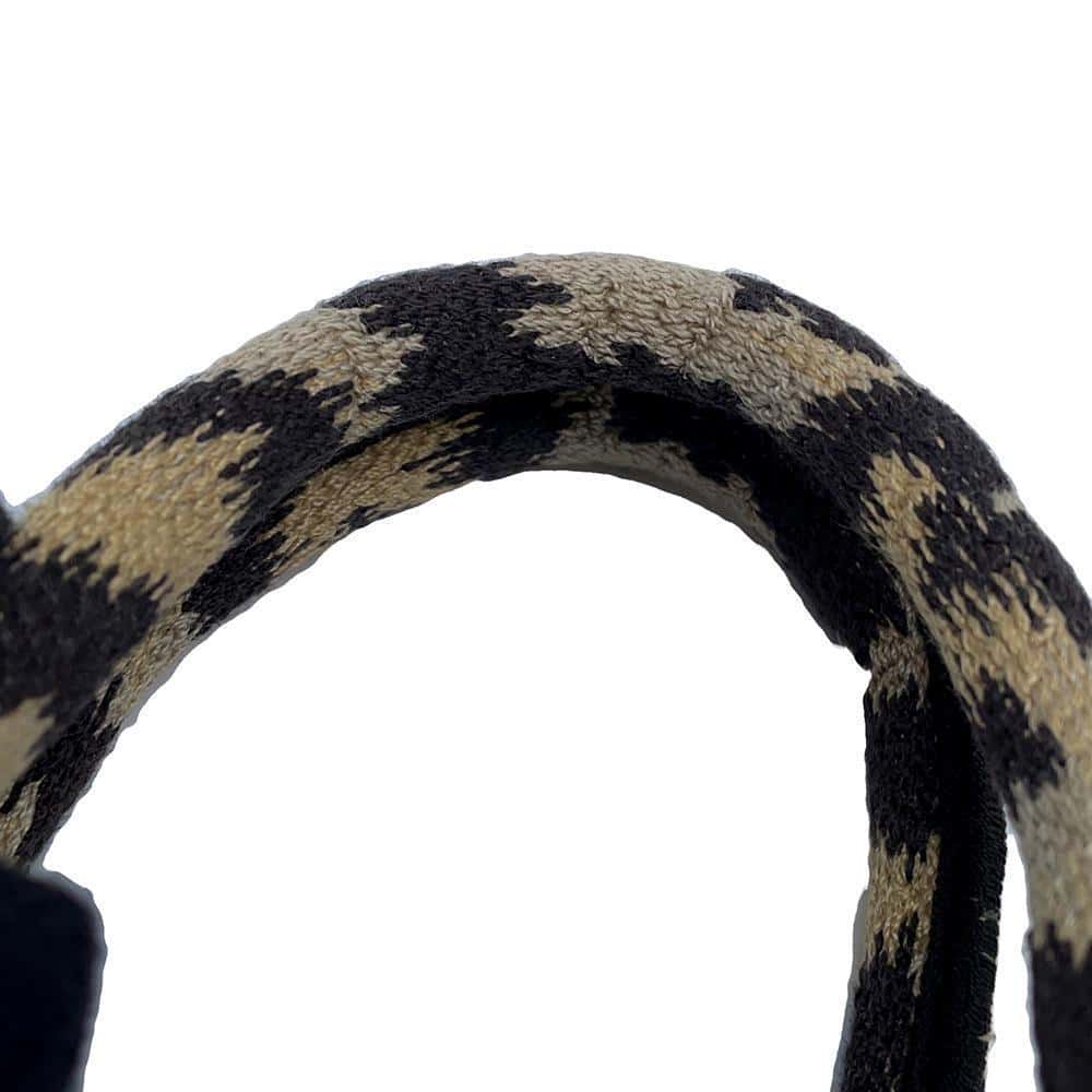 Dior Leopard Book Tote Mini Vertical Bag Beige/Black S5555CRHM Canvas