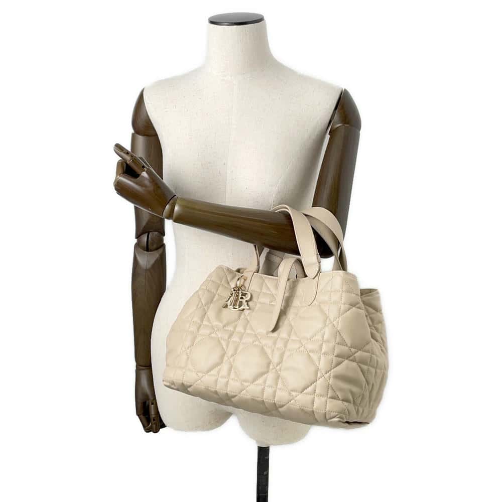 Dior To Jules Beige M2821OSHJ Calf Leather Size Medium