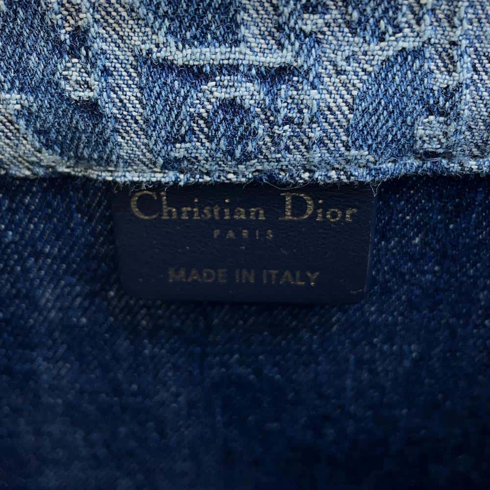 Dior Oblique jacquard book tote Blue M1265ZEGC_M49E Denim Size Small