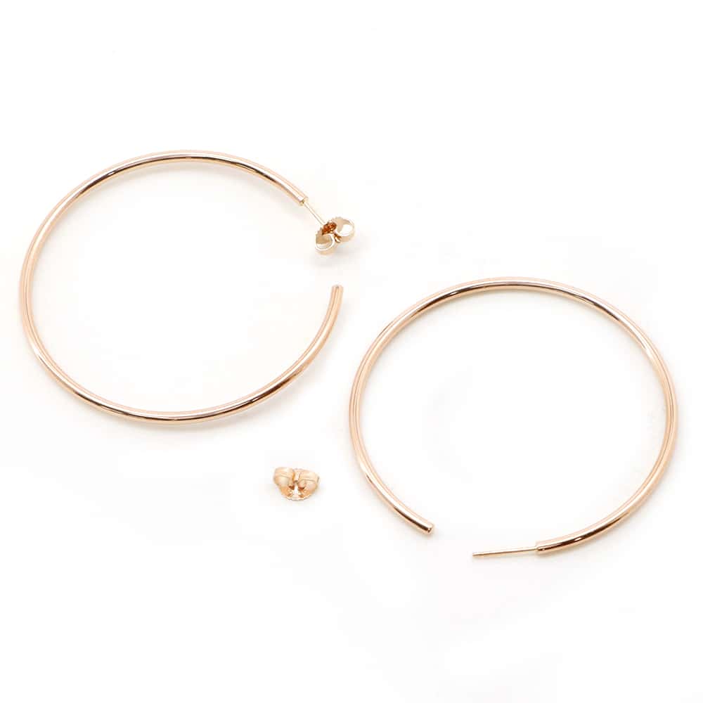 TIFFANY&Co. Hoop Earrings 18K Pink Gold