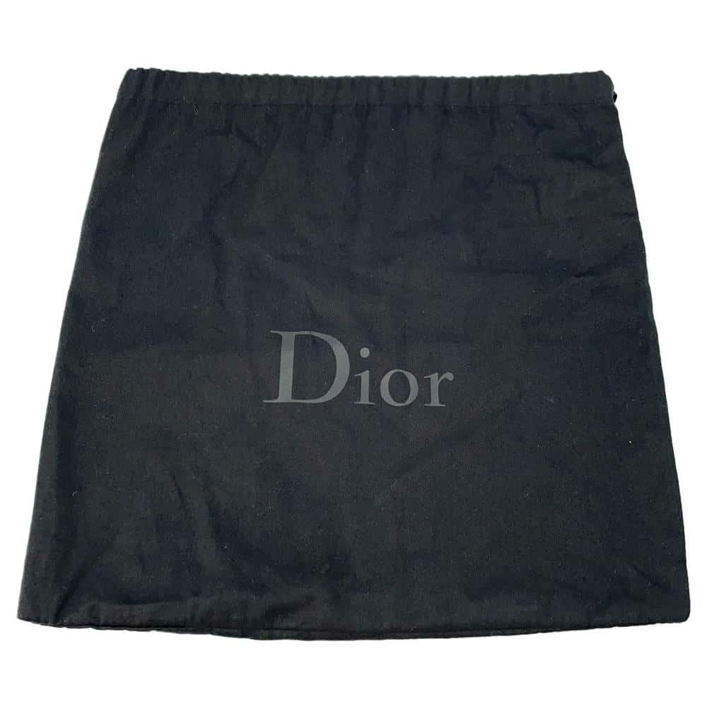 Dior Oblique Saddlebag Black 1ADPO093YKY Canvas Leather