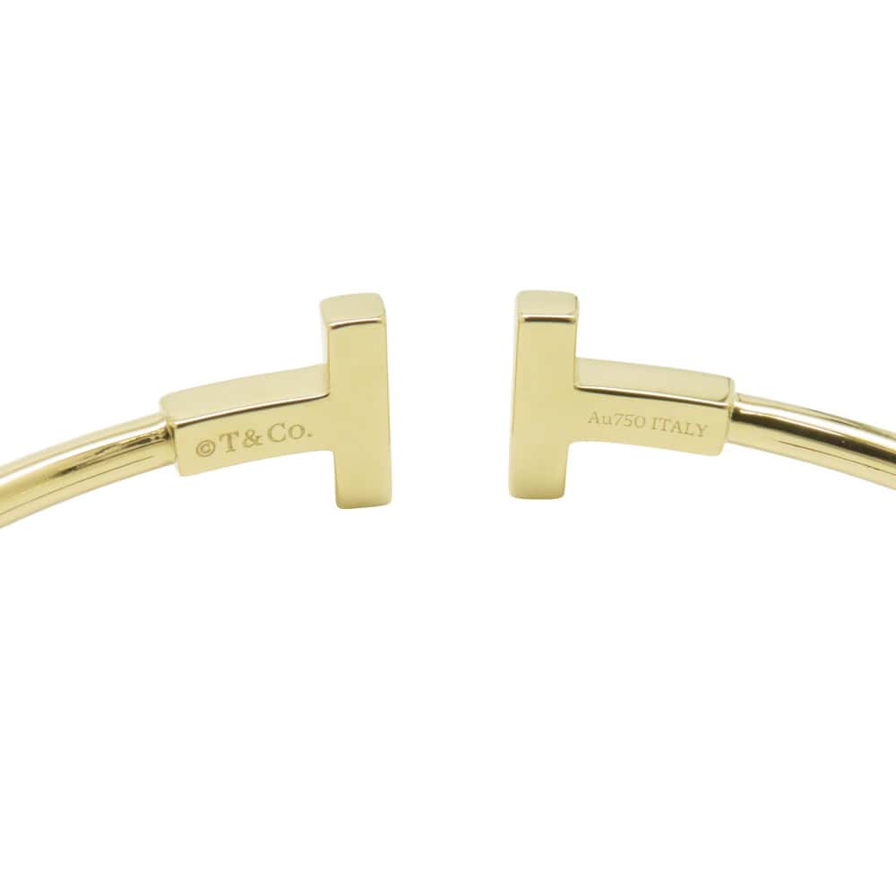 TIFFANY&Co. T-wire Bracelet Size Medium 18K Yellow Gold