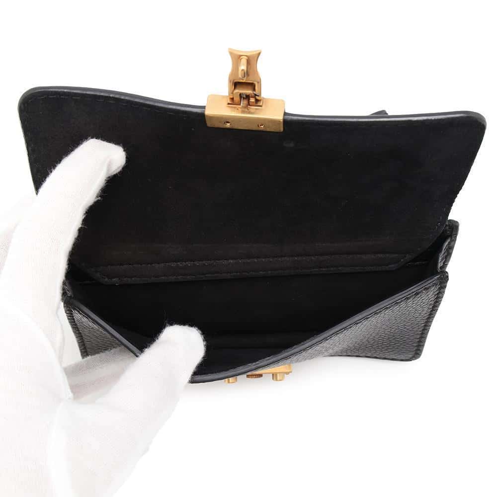 Dior Addict ClutchPouch Black Leather