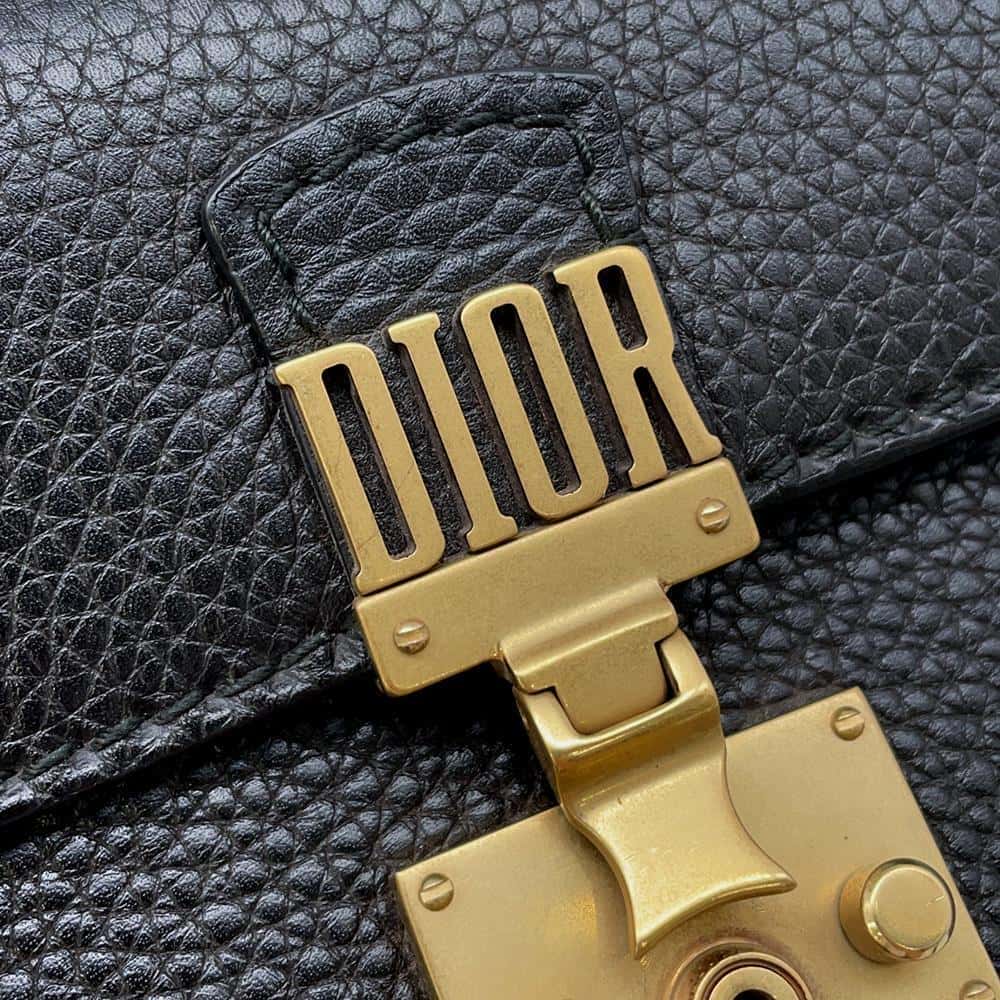 Dior Addict ClutchPouch Black Leather