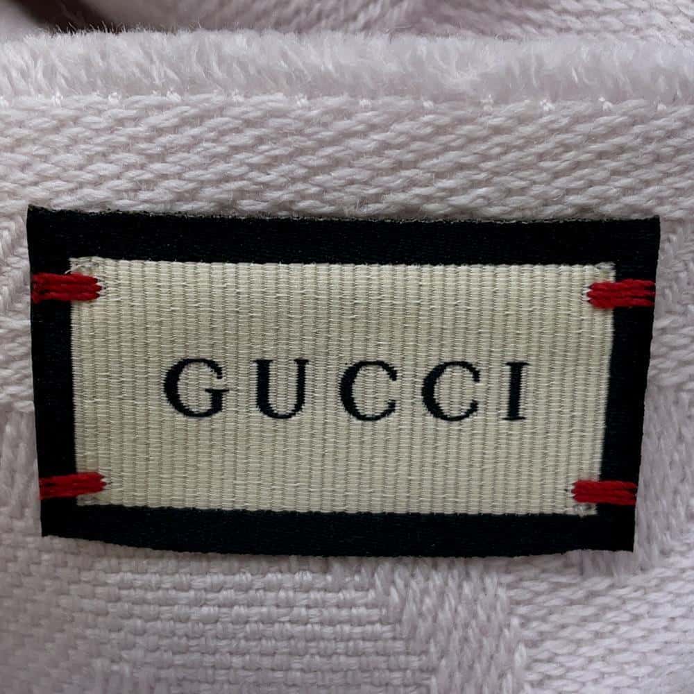 GUCCI GG Jacquard Scarf Light Purple581537 Wool 100%