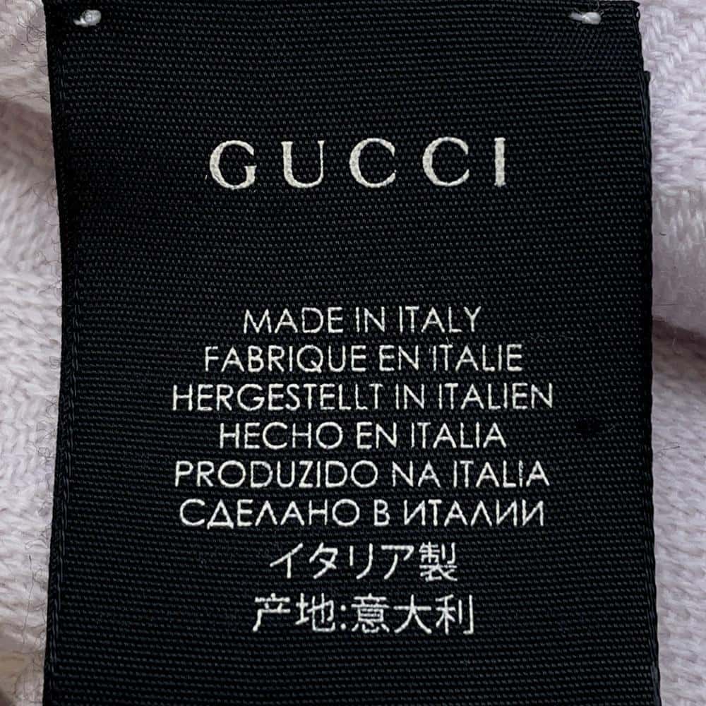 GUCCI GG Jacquard Scarf Light Purple581537 Wool 100%