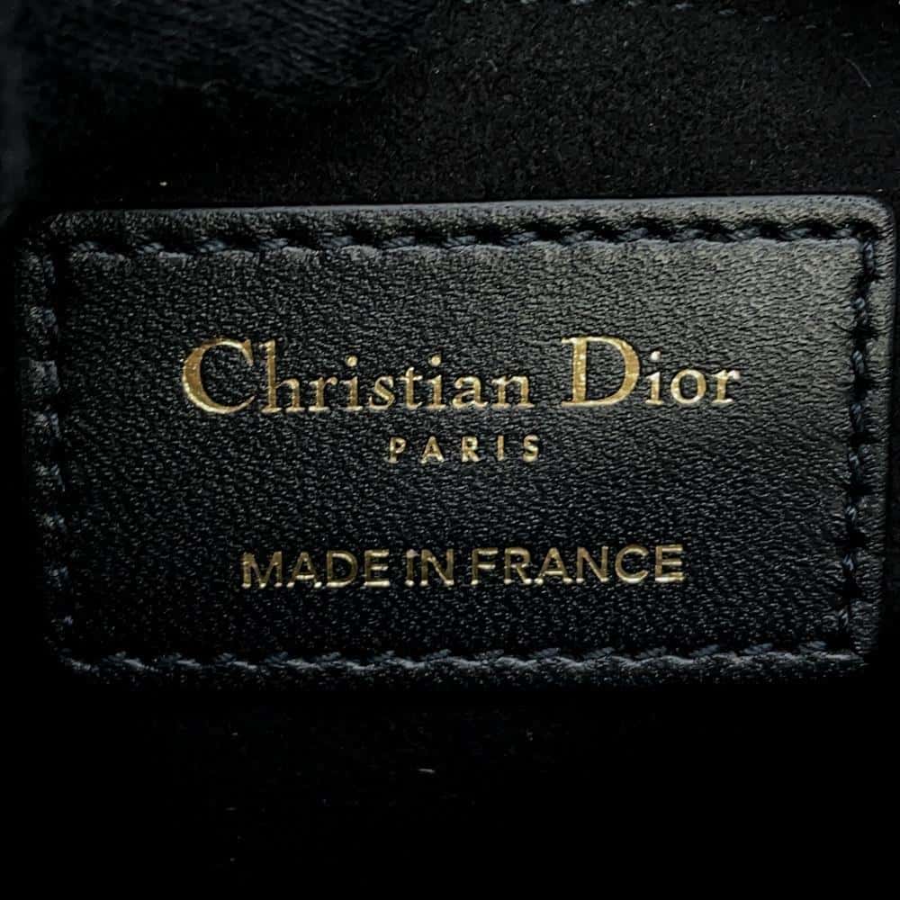 Dior Lady Dior BlackM0505ONGE_M900 Lambskin Size Mini