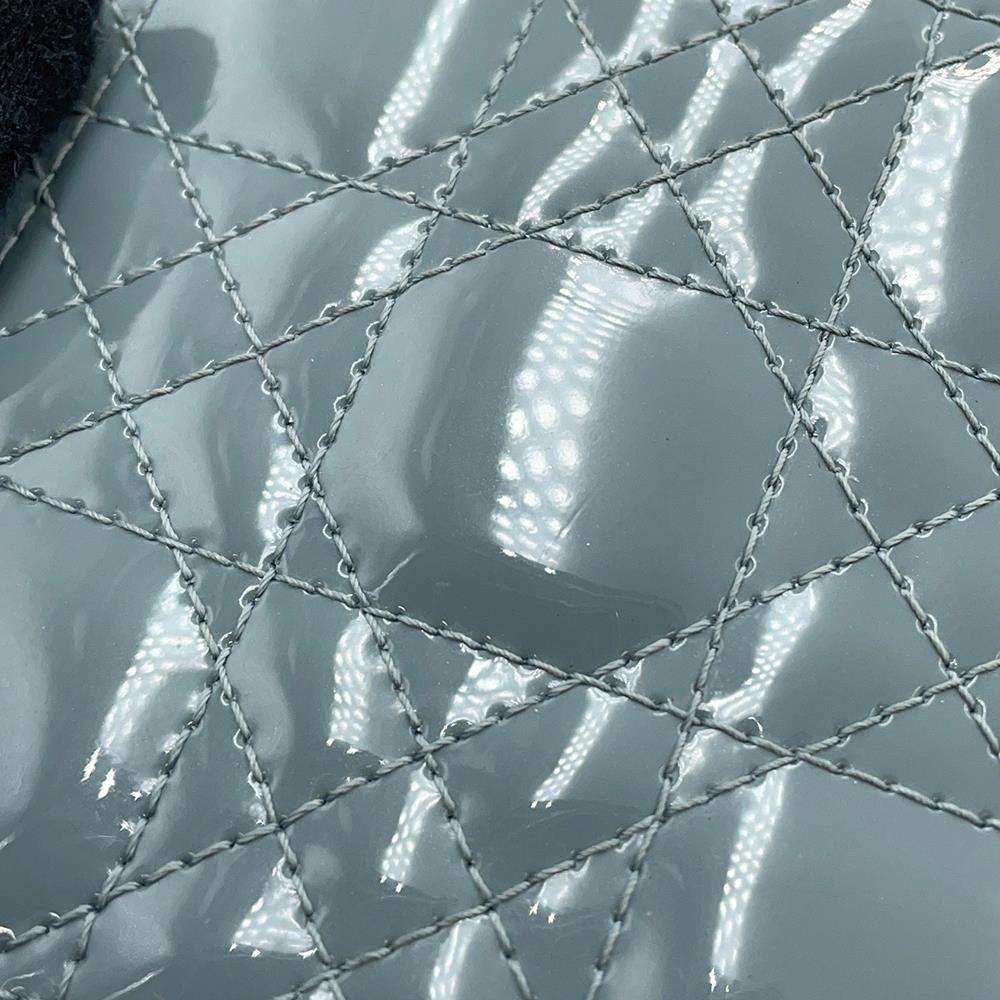 Dior cannage phone holder Light BlueS0872OVRB Patent Leather