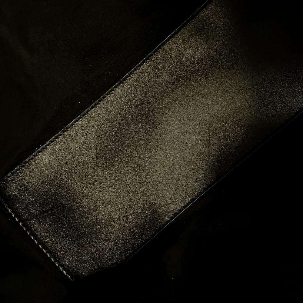 Dior Lady Dior Studded 2WAY Handbag Black Leather