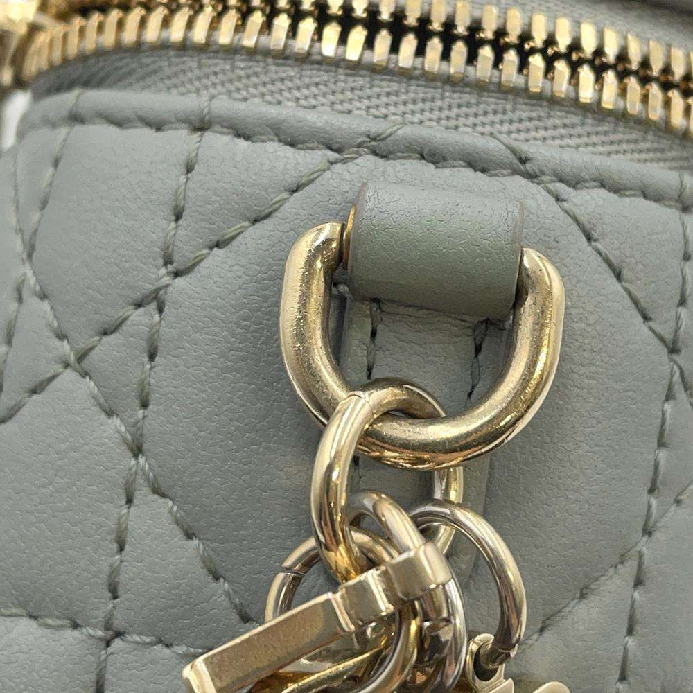 Dior Cannage Micro Vanity Bag CloudBlue S0918ONMJ Lambskin