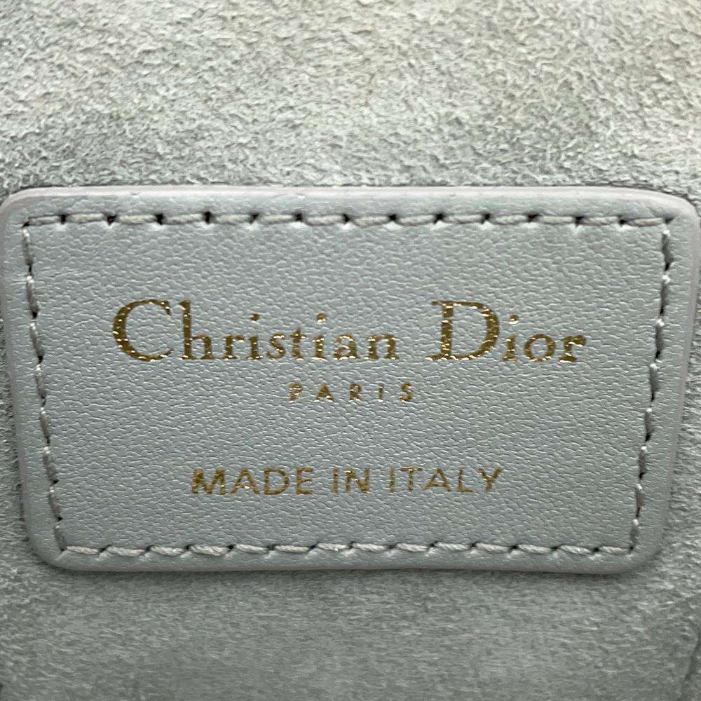 Dior Cannage Micro Vanity Bag CloudBlue S0918ONMJ Lambskin
