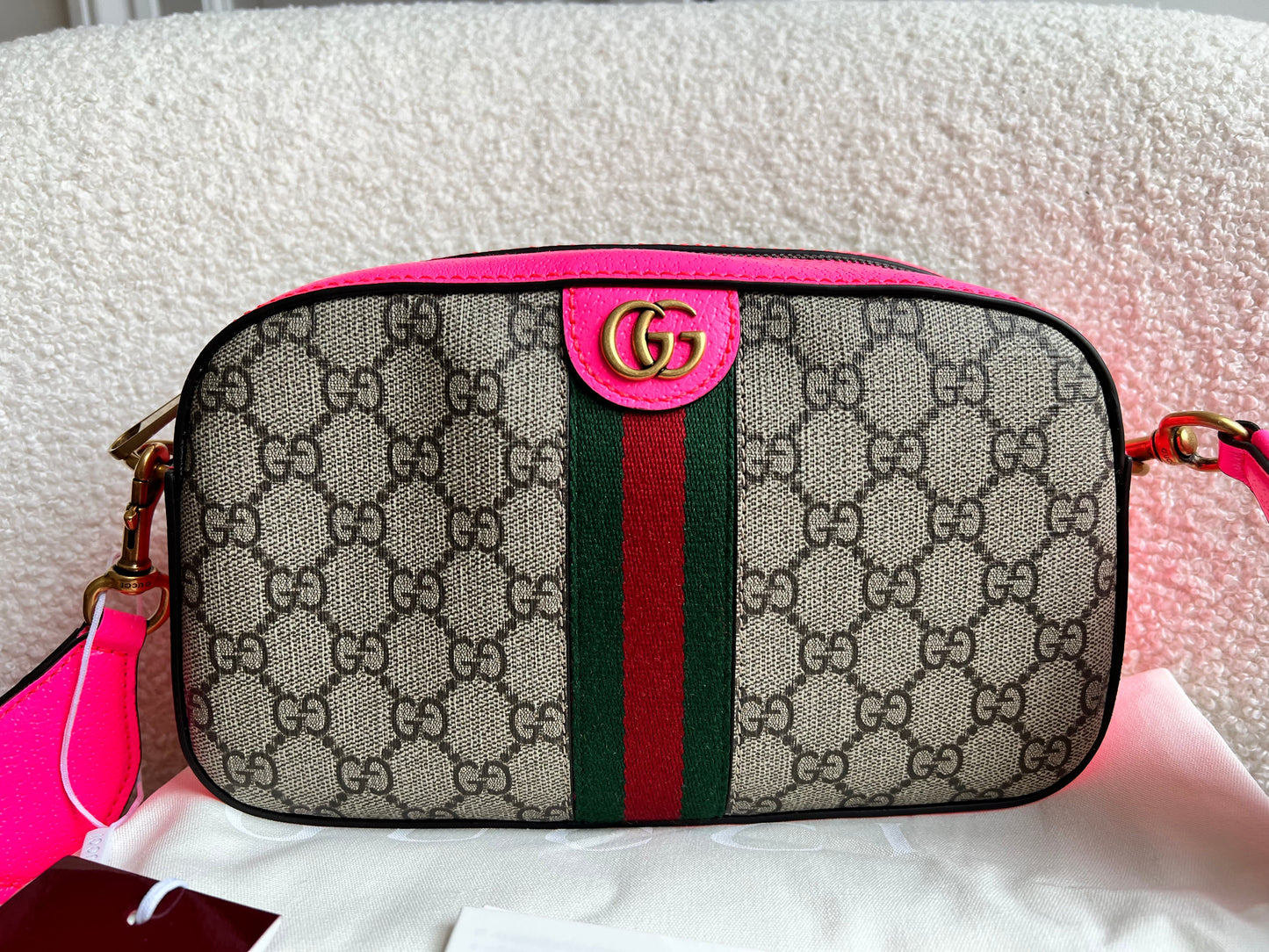 Gucci Ophidia Supreme Small Crossbody Bag (RRP £1220)