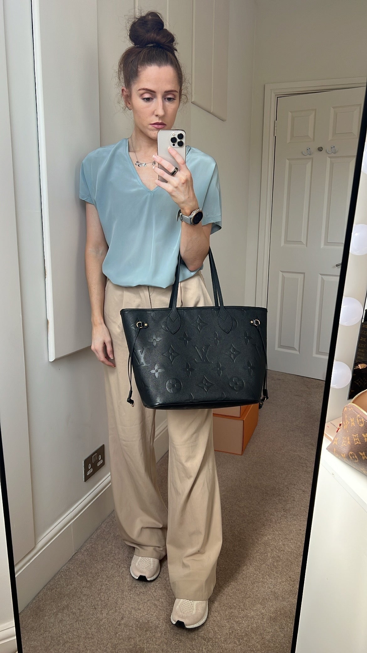 Louis Vuitton Neverfull MM Black Empreinte (RRP £1,940)