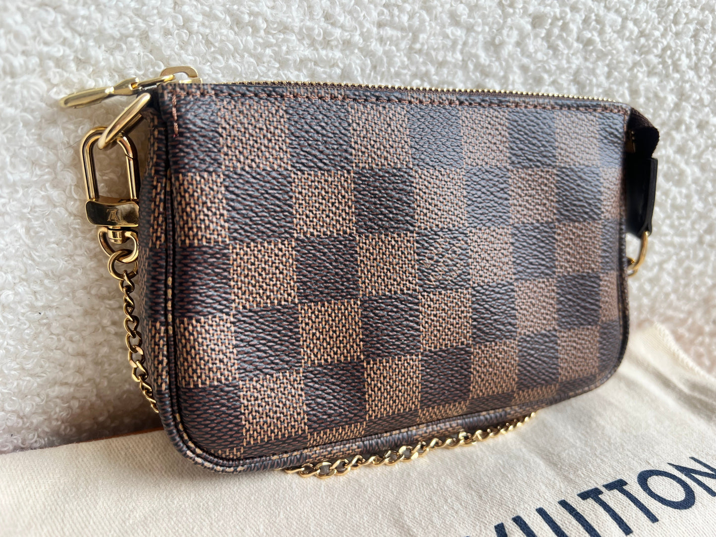 Louis Vuitton Damier Ebene Mini Pochette Accessoires (RRP £530)
