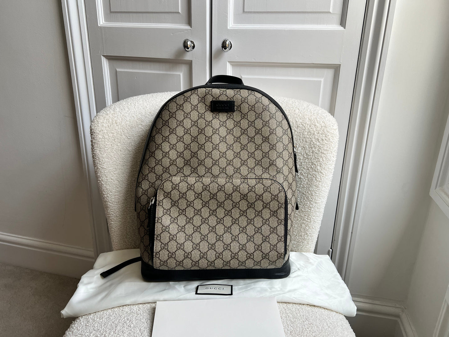 Gucci GG Supreme Large Backpack