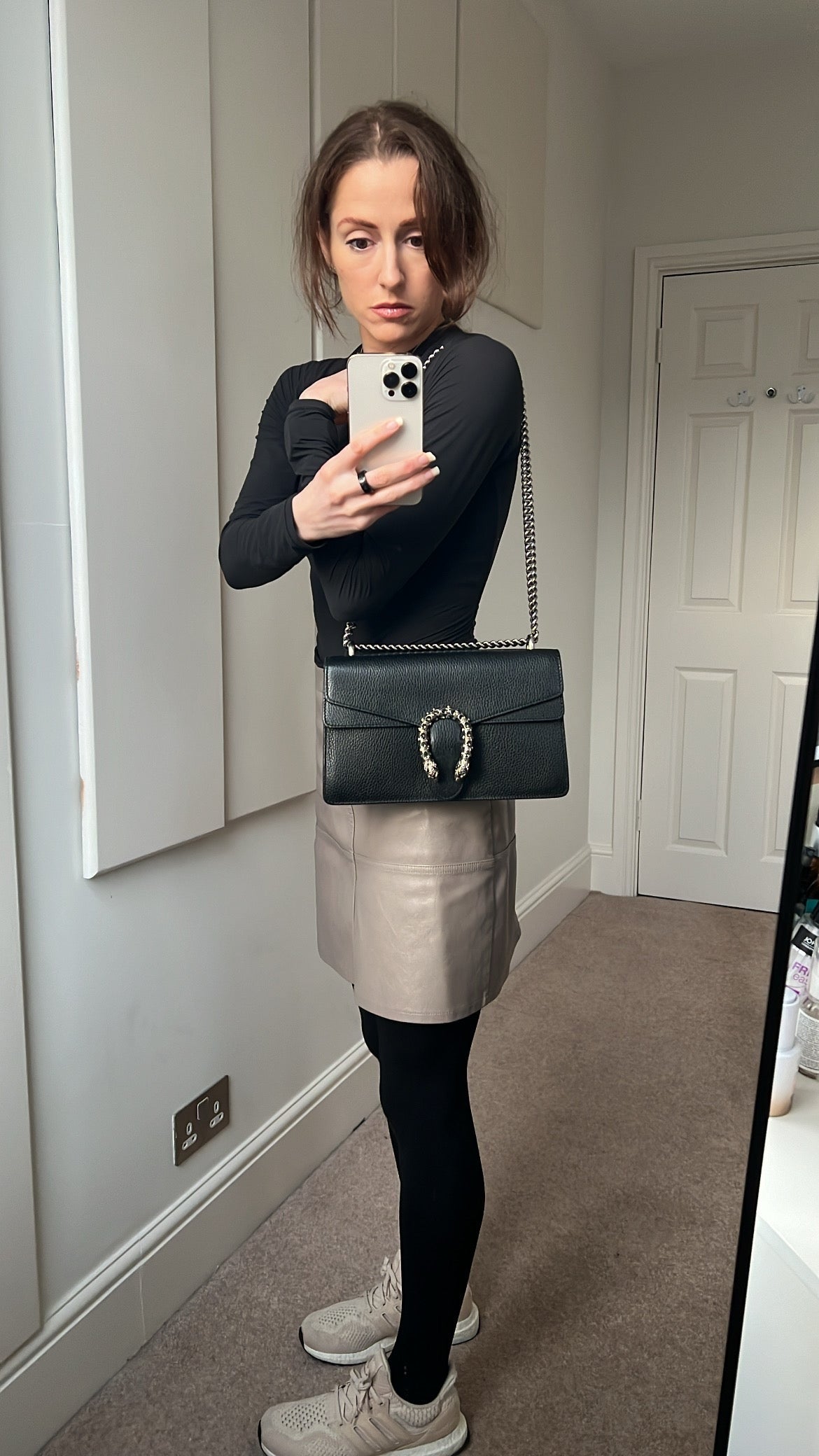 Gucci Dionysus GG Black Small Shoulder Bag (RRP £2,670)