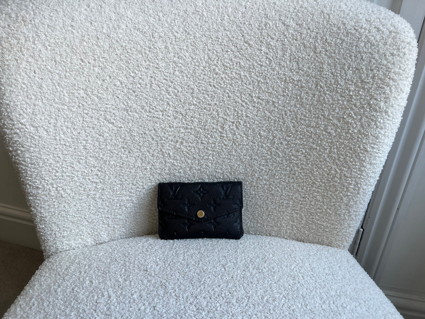 Louis Vuitton Key Pouch Black Empreinte