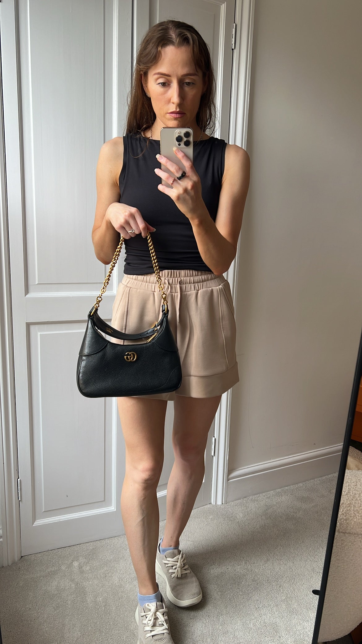 Gucci Black Small Aphrodite Shoulder Bag (RRP £1590)