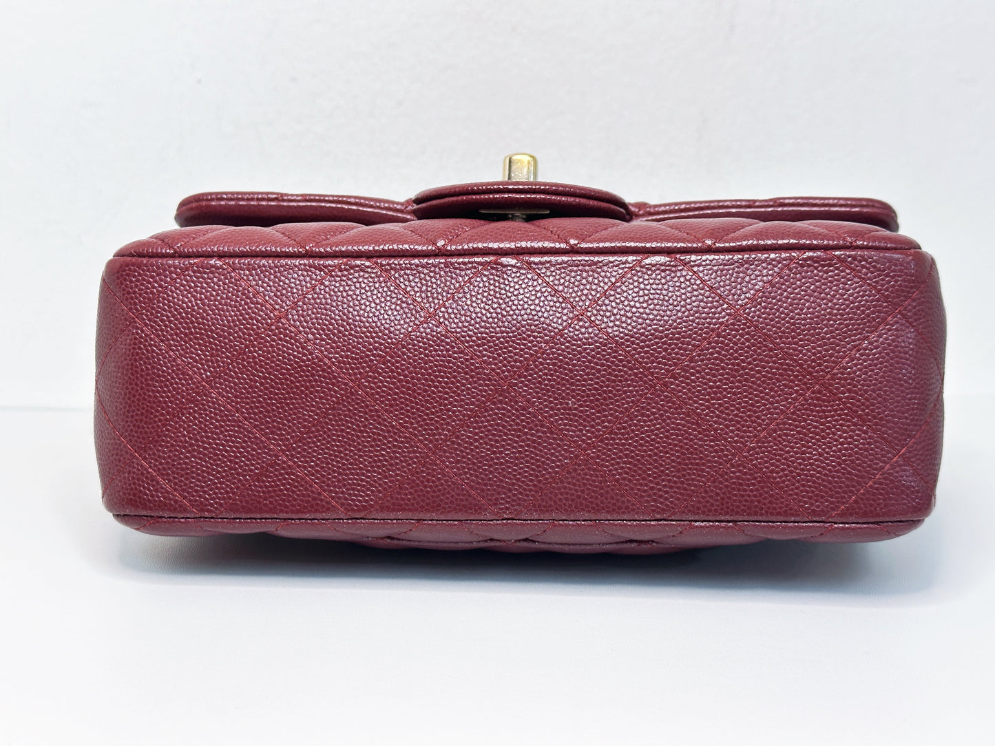 Chanel 18C Timeless Classic Mini Rectangular Flap Iridescent 2512 holo card