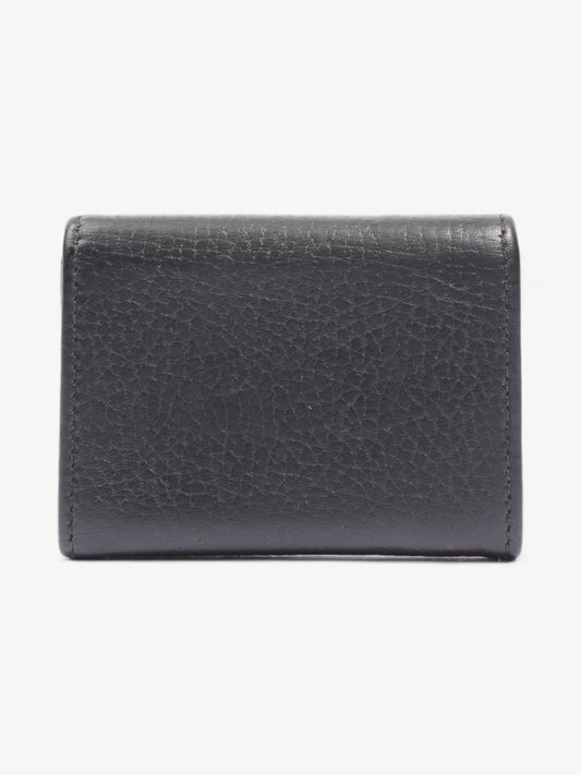 Gucci GG Marmont Trifold Wallet Black Leather