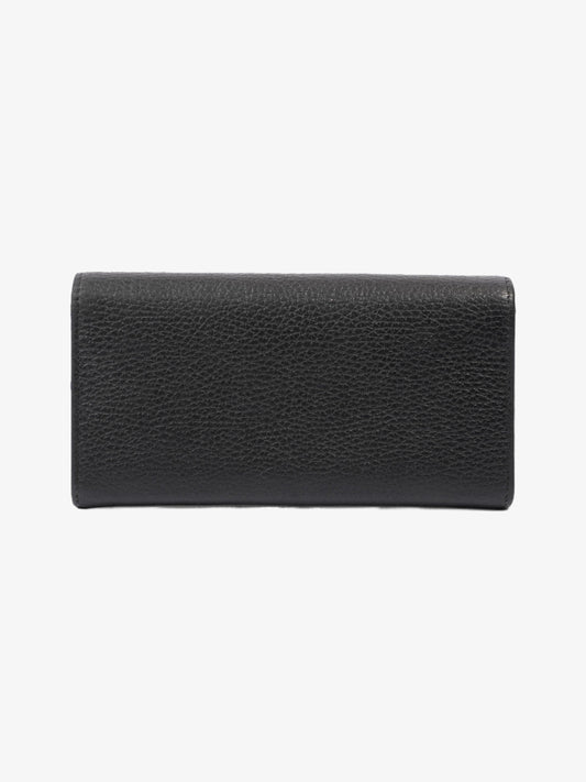 Gucci Marmont Long Wallet Black Leather