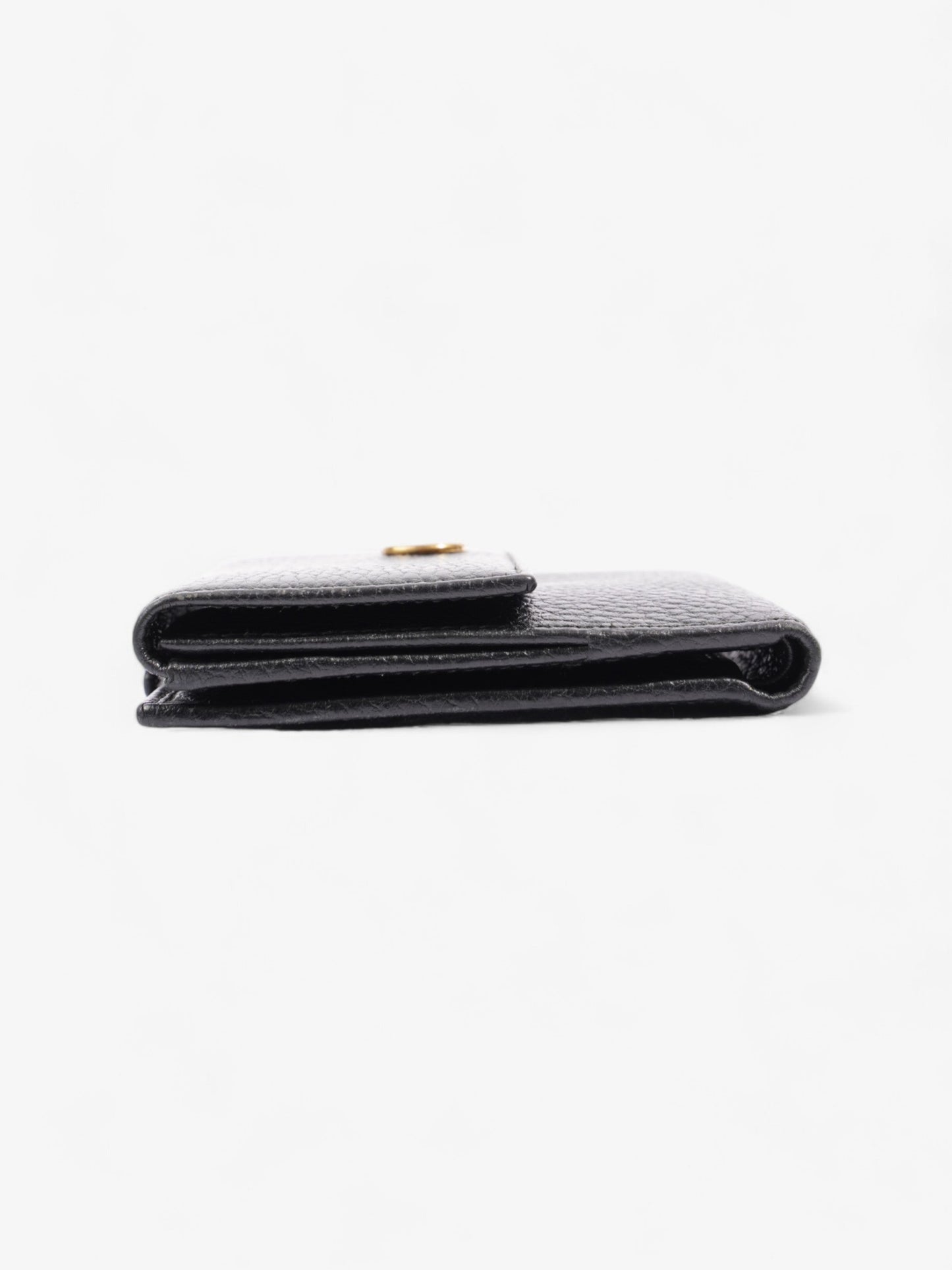 Gucci GG Marmont Compact Wallet Black Leather