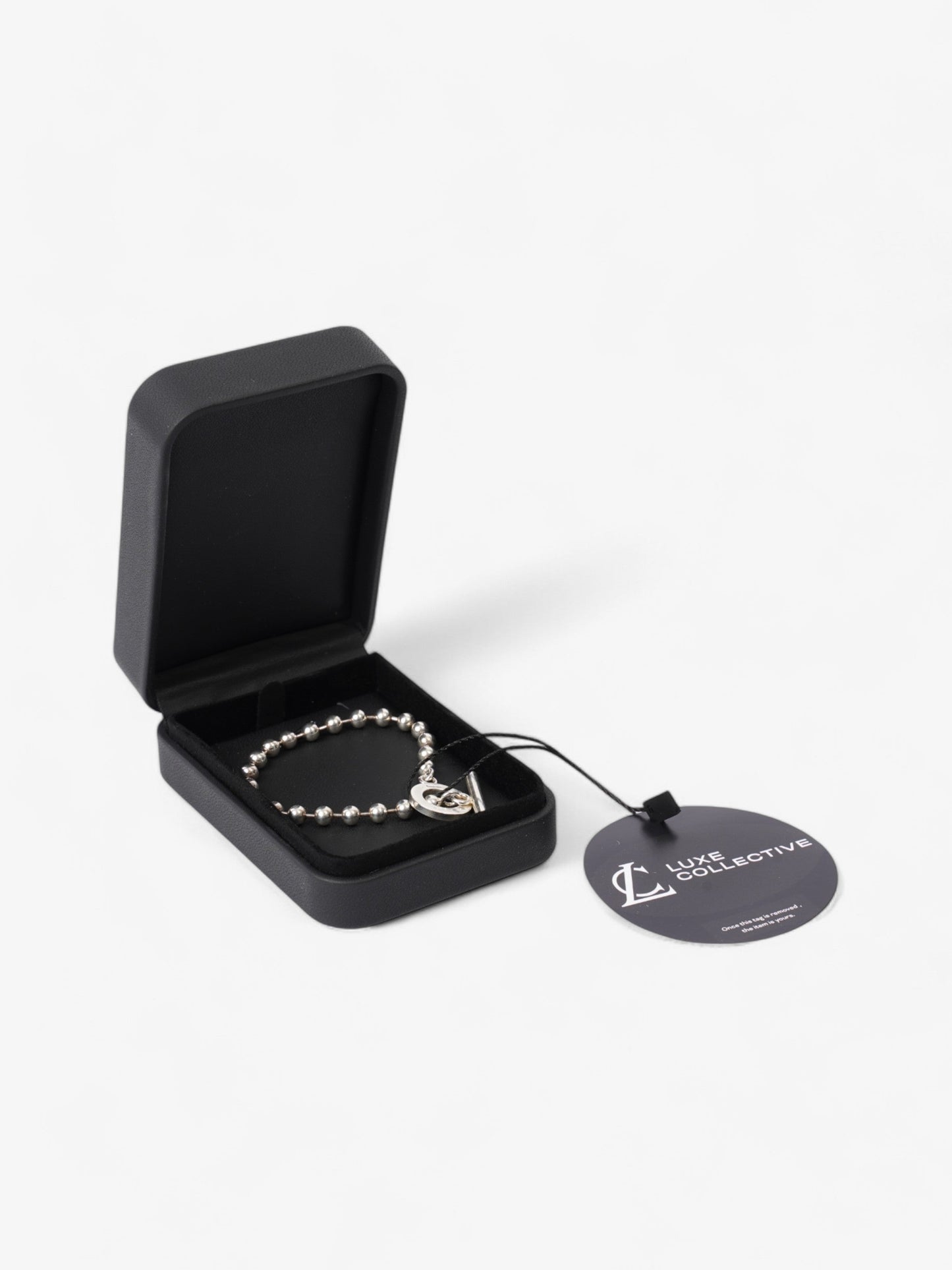 Gucci Ball Chain Bracelet Silver Silver Sterling 15cm