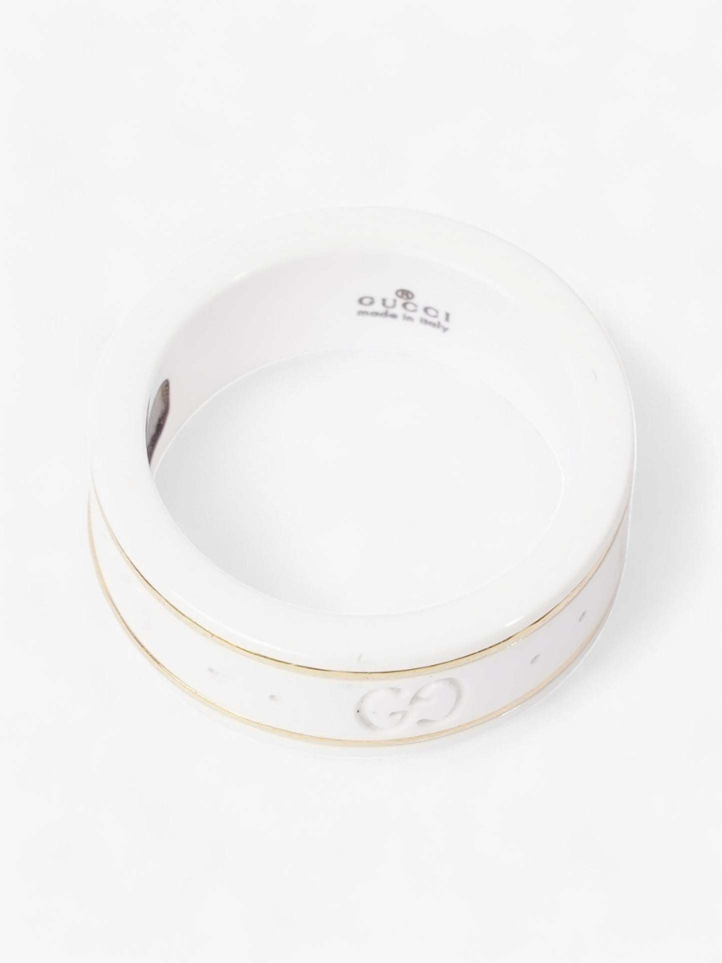 Gucci Icon Ring White / Gold 9