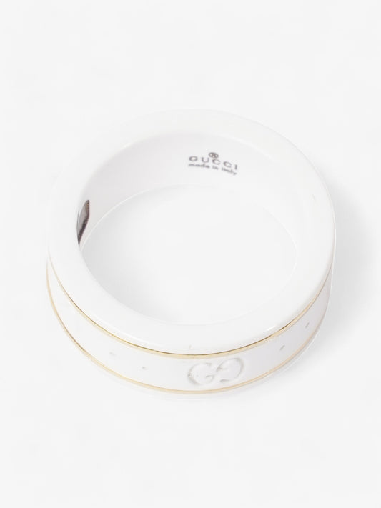 Gucci Icon Ring White / Gold 9