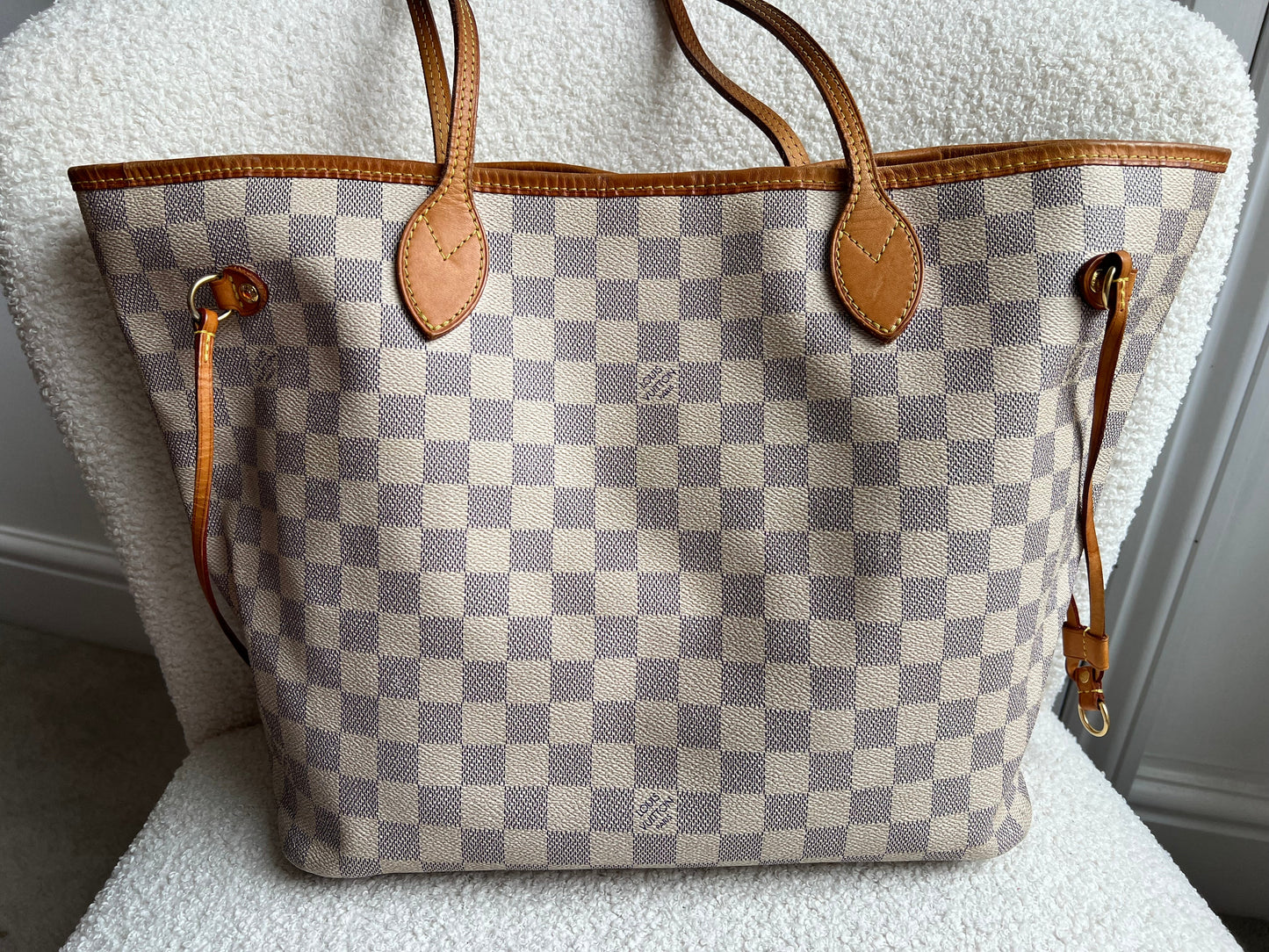 Louis Vuitton Neverfull MM Monogram Damier Azur (RRP £1,450)