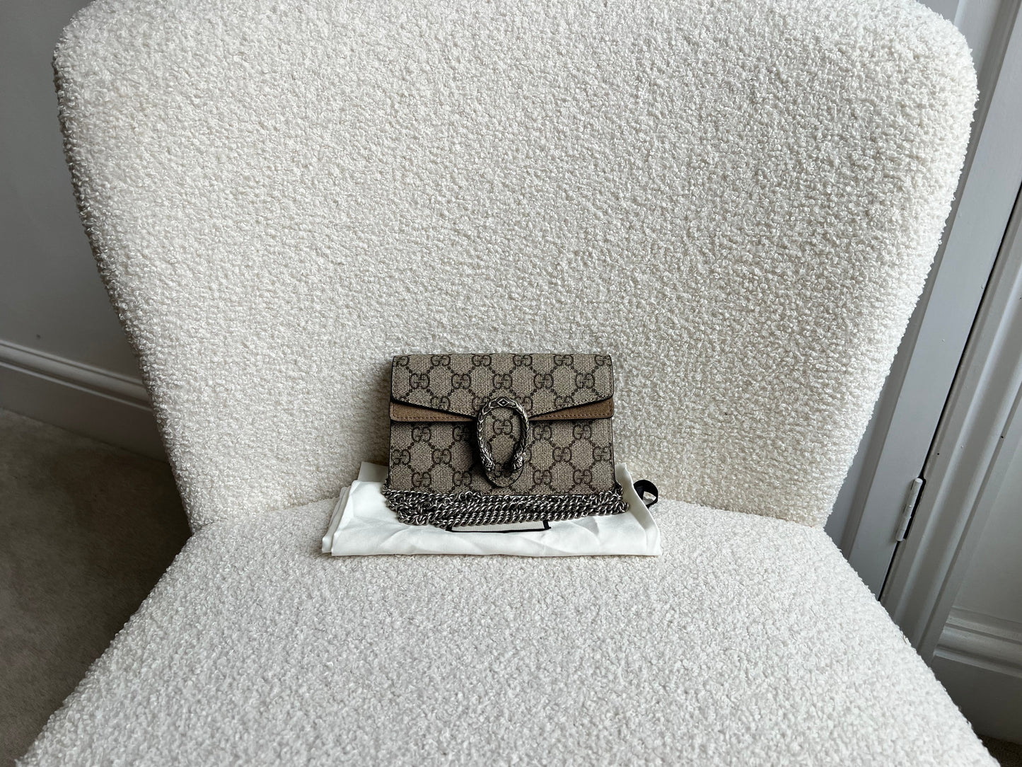 Gucci Dionysus GG Supreme Super Mini Shoulder Bag (RRP £835)