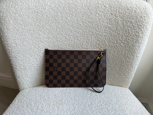 Louis Vuitton Pouch (from Neverfull) in Damier Ebene
