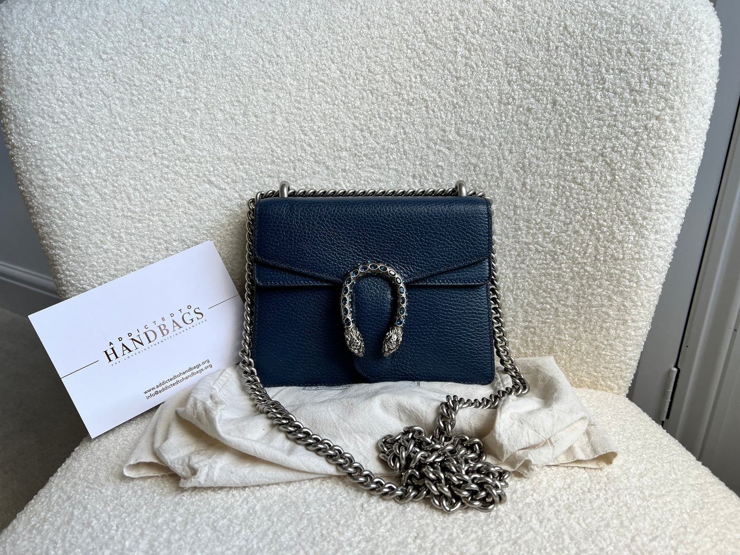 Gucci Dionysus Navy Blue Mini Bag (RRP £2050)