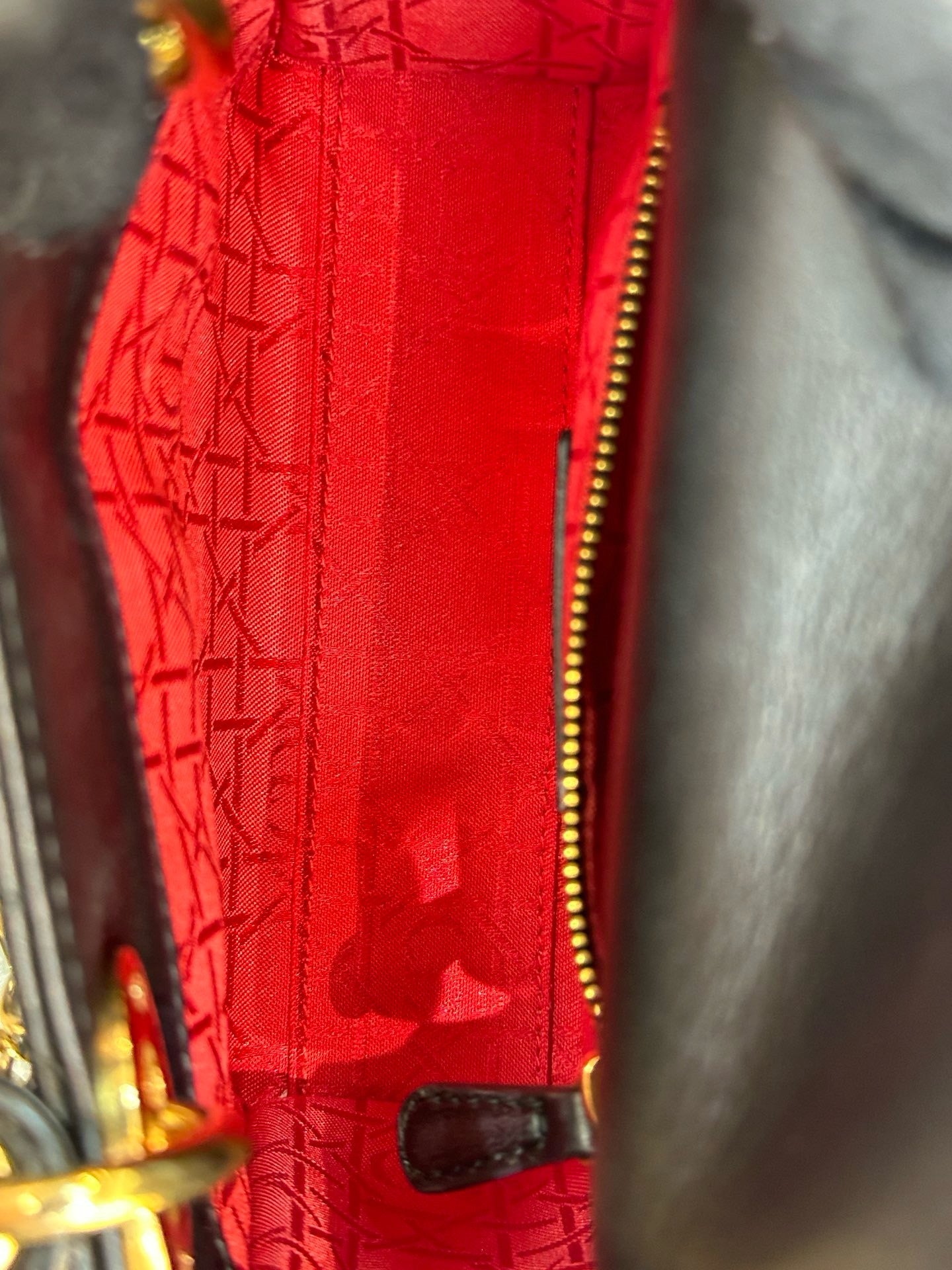 Christian Dior Mini Lambskin Cannage Lady Dior Black