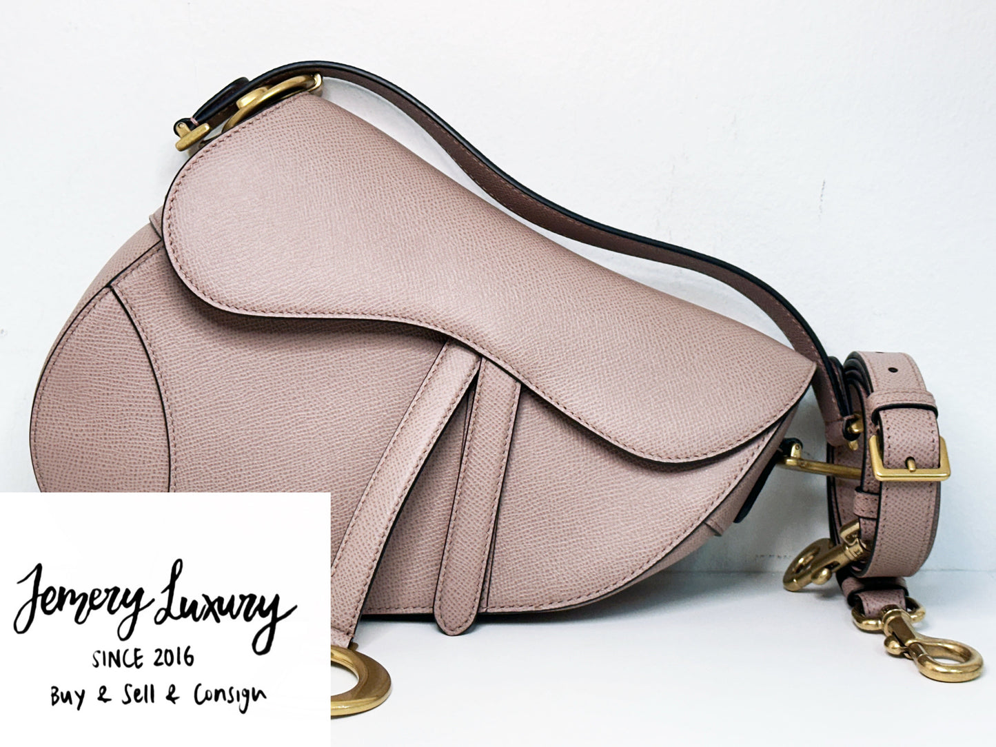 Christian Dior Saddle Bag with Strap Golden Saddle Nude Brush Grained Calfskin 2023 year