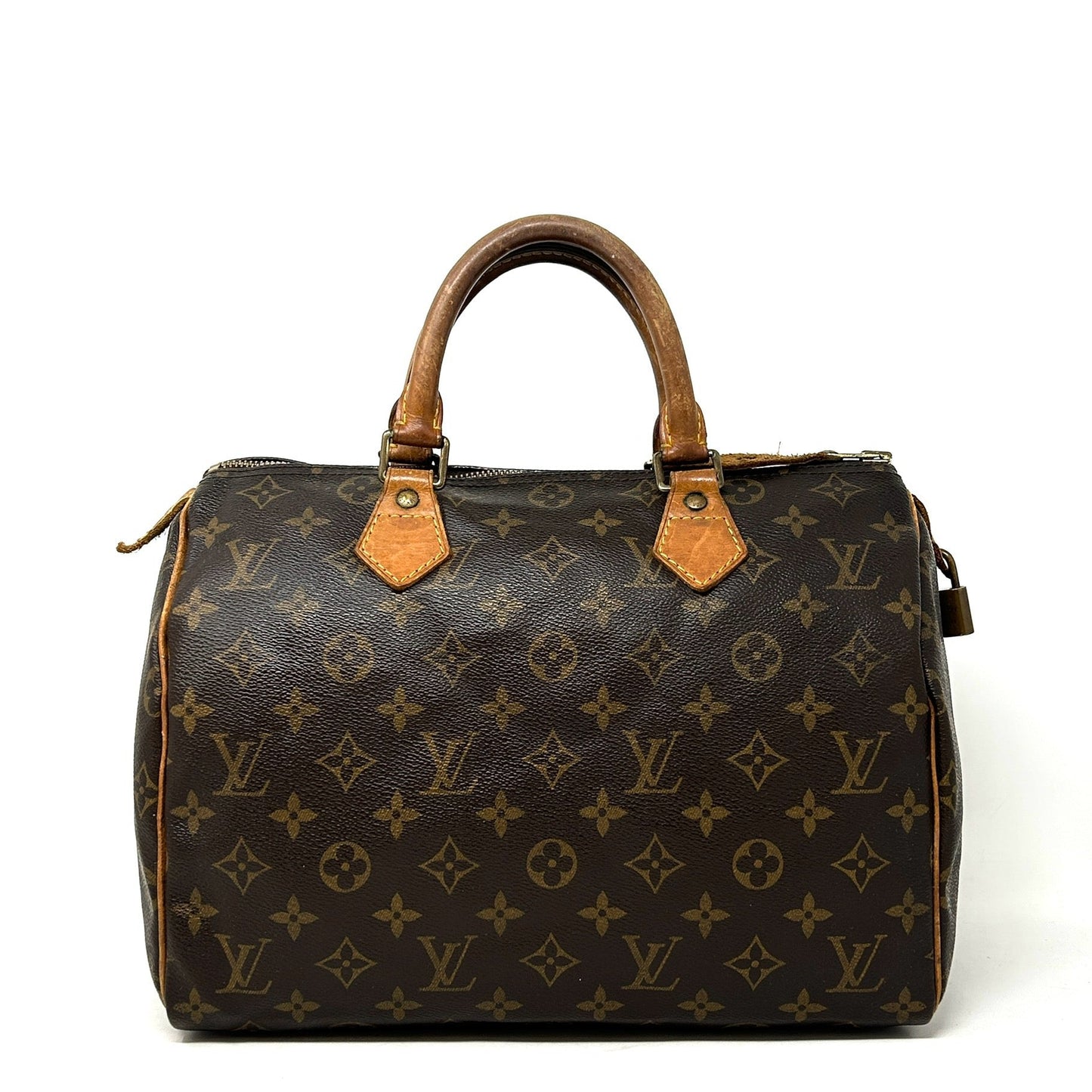 Louis Vuitton Speedy 30 Brown LV Monogram Coated Canvas Handbag