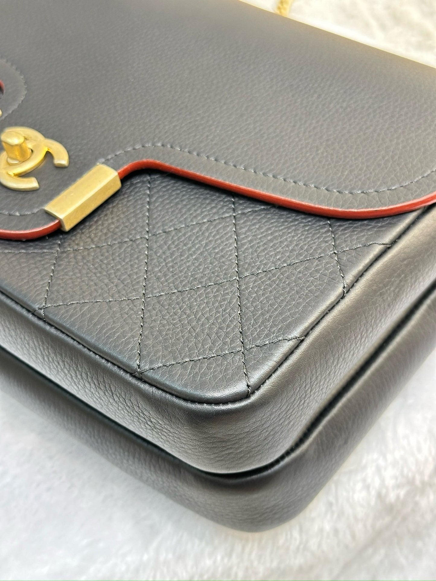 Chanel Archi Chic Flap Bag Quilted Grained Calfskin Medium