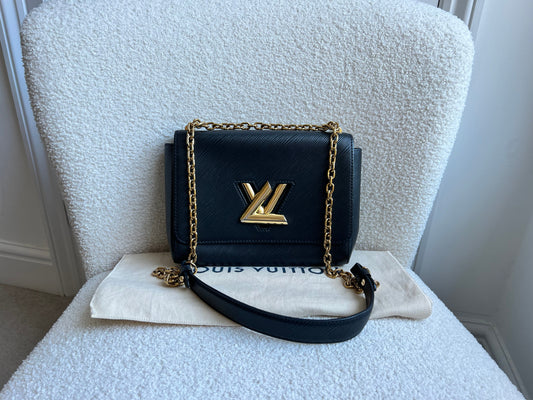 Louis Vuitton Black Twist MM Shoulder Bag (RRP £3450)